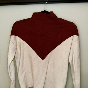 Cynthia Rowley Women's Sweater - Cream and Brown